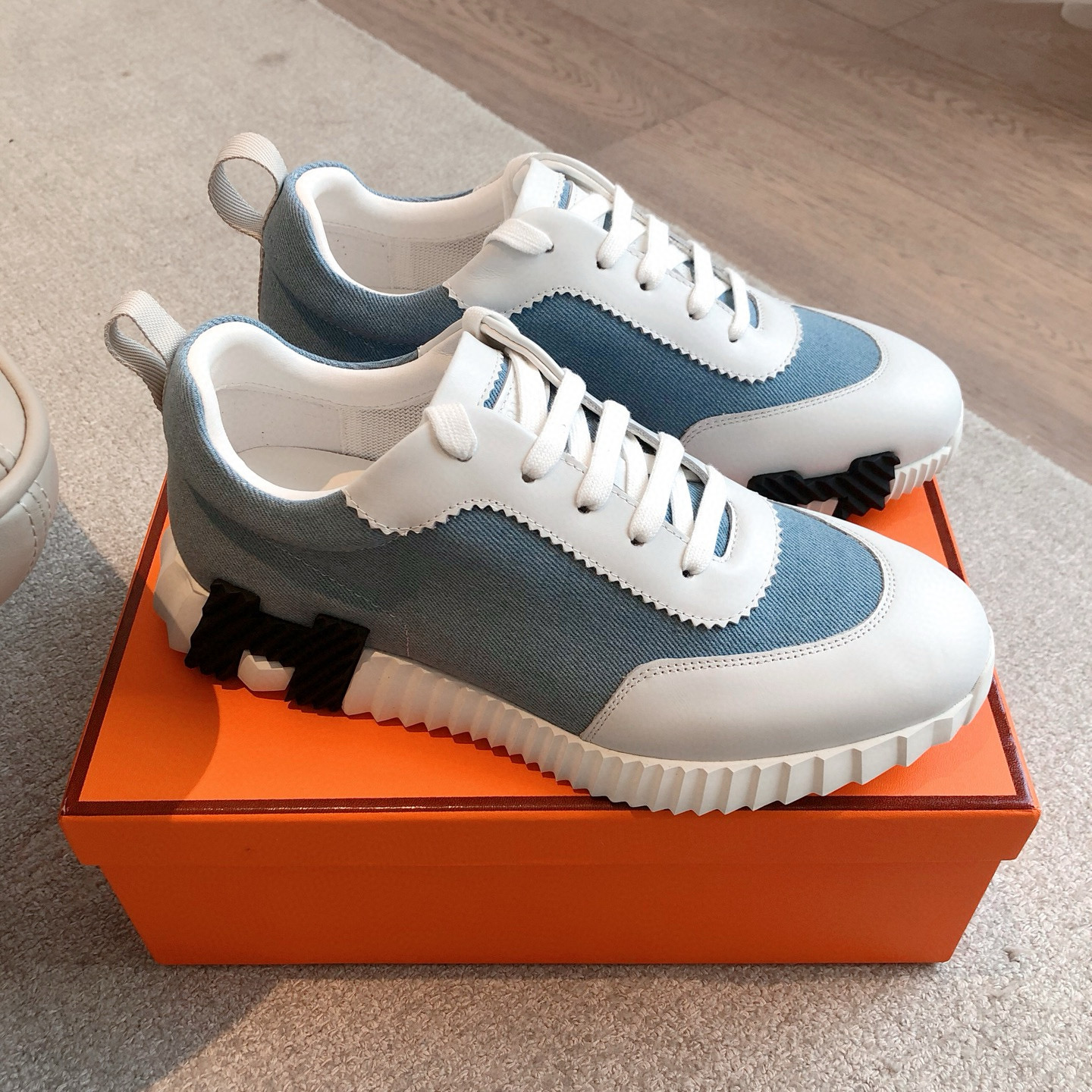 에르메스 남녀공용 키높이 3cm 신발 운동화 스니커즈