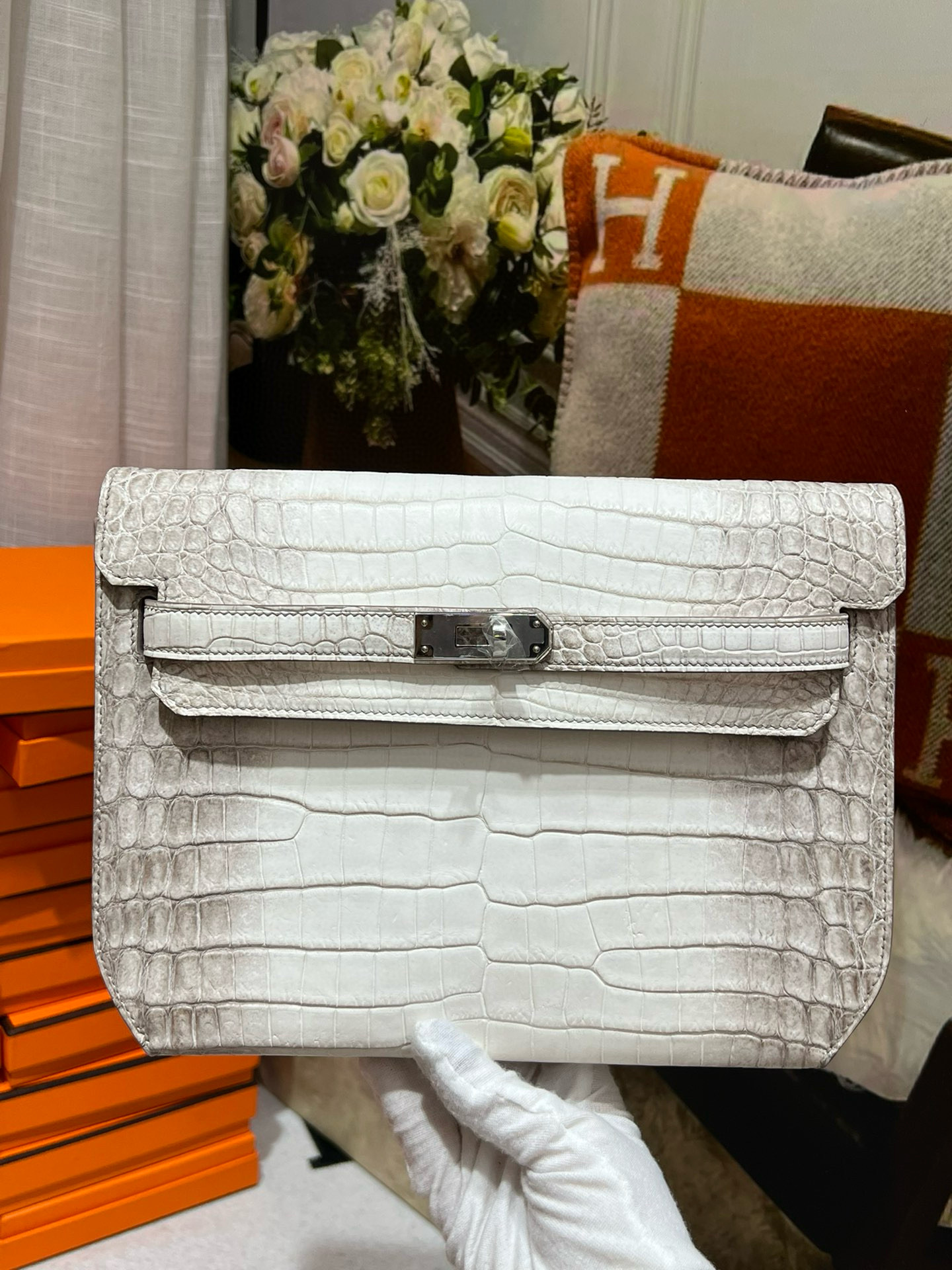 에르메스 켈리 데페슈 클러치백겸크로스백