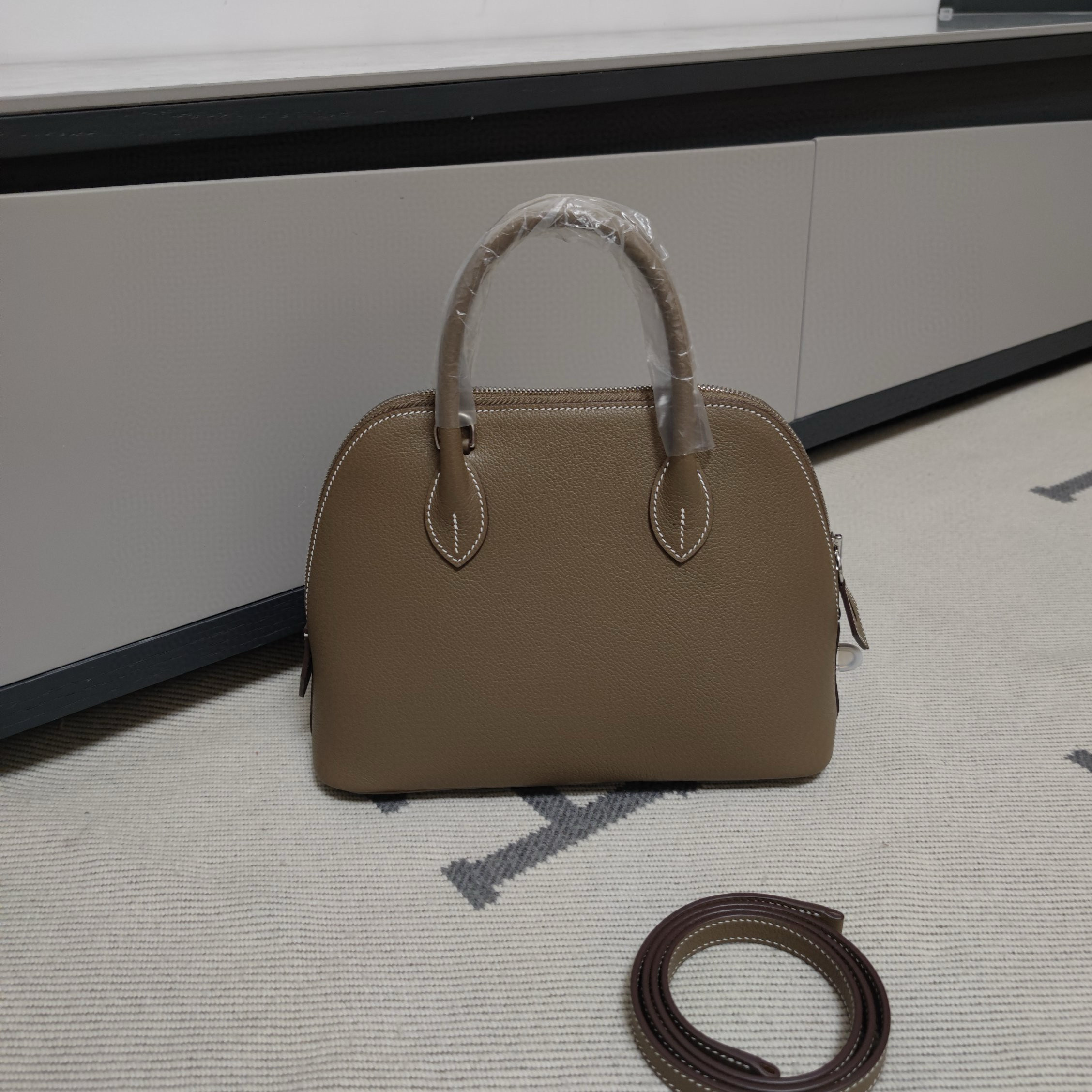 에르메스 볼링백 에버컬러가죽 여자가방