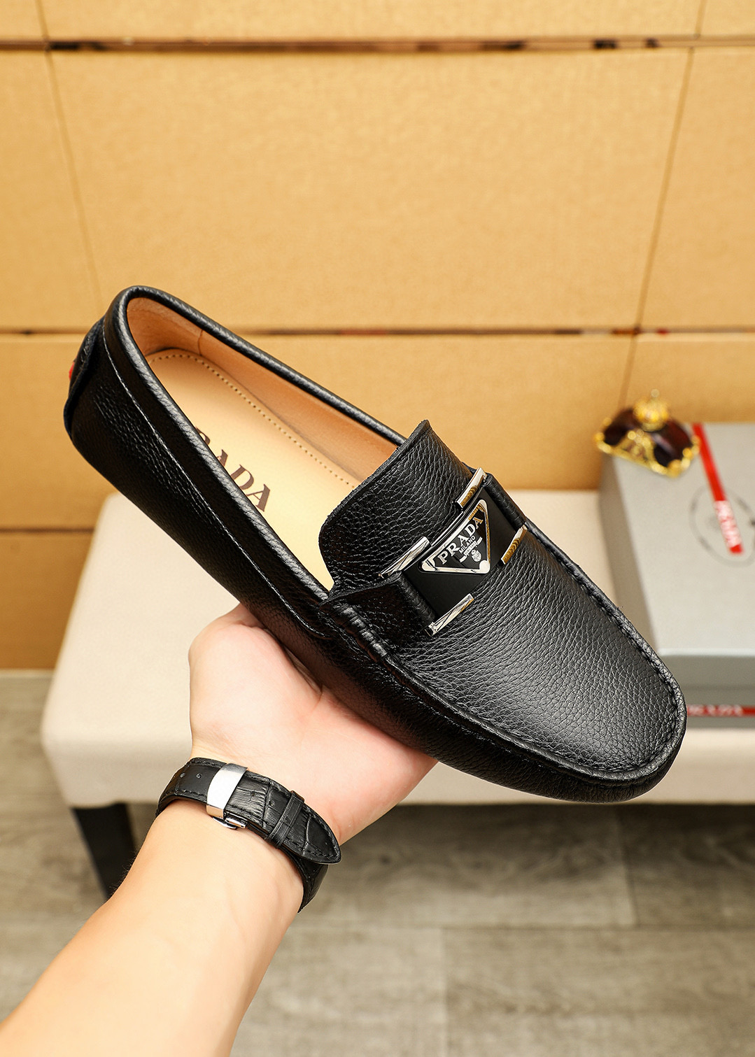 프라다 남자 스니커즈 신발 운동화